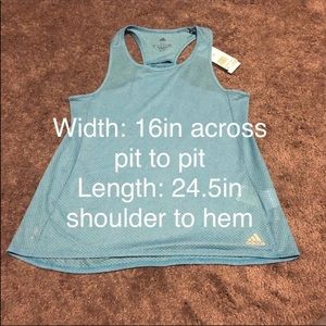NWT! Adidas Response racerback running tank.
